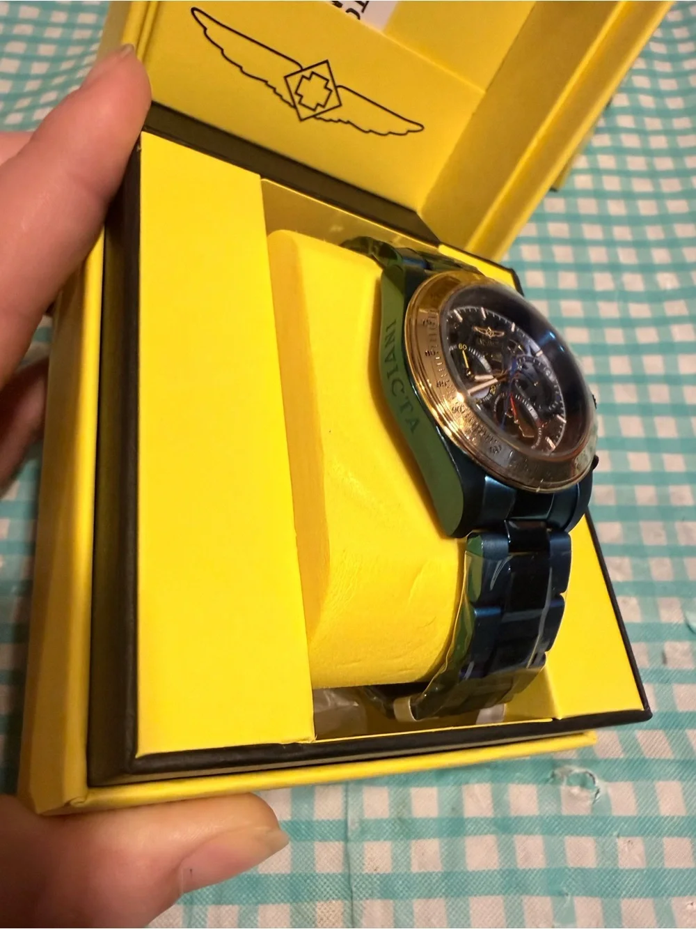 Invicta Speedway “Blue Label” Exoprix Men's Watch - 39.5mm, Blue (51032)